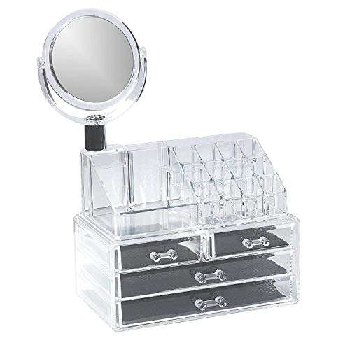 Octopus prime Acrylic Double Layer Jewellery and Cosmetic Storage Display Stand and Organizer Box 4