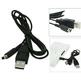 HDE 2 Pack USB Charger Power Cable for Nintendo 3DS XL, 3DS, 2DS, DSi XL, DSi, New 3DS XL 4