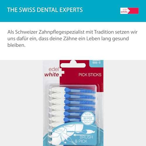 edel+white Pick Dental Sticks Small SSS-S - 50 Pack 2