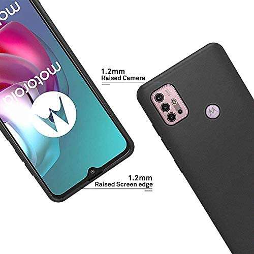 Helix Ultra Slim Silicone Protective Case Back Cover for Moto G30 4
