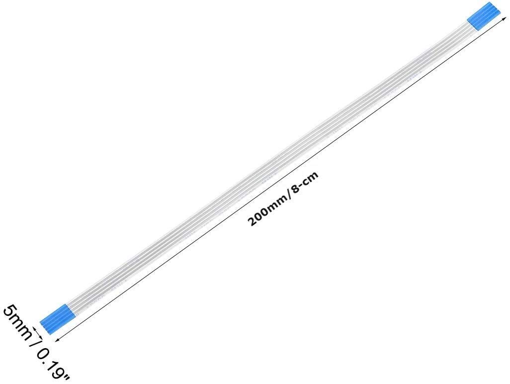 Flexible flat cable 4 Pin 0.5mm Pitch 20 cm Long ffc cable Same Direction camera pi raspberry (3-pcs) 2