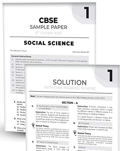 Educart CBSE Class 10 Social Science Sample Question Papers For 2021 (reduced syllabus for Term 1 and 2) (old pattern) (Class 9-12) 4