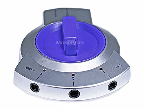 Monoprice 102946 3X1 Optical Audio TosLink Bi-Directional Manual Switch,Silver 2