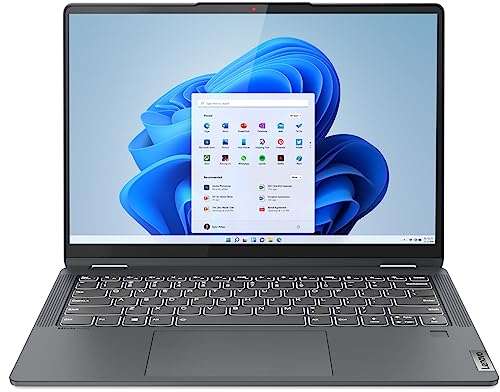 Lenovo IdeaPad Flex 5 Ryzen 5 5500U 14" (35.5cm) WUXGA+ IPS 2-in-1 Laptop (16GB/512GB SSD/Win 11/Office 2021/Backlit KB/Fingerprint/HD Camera/Alexa/3 month Game Pass/Storm Grey/1.55Kg), 82R9005JIN 4