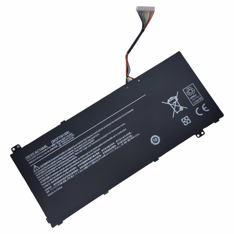 YXKC Batterymarket New AC14A8L Replacement Battery Compatible with Acer V15 Nitro Aspire VN7-571 VN7-591 VN7-571G VN7-791G VN7-791 Series 11.4V 52.5Wh 2