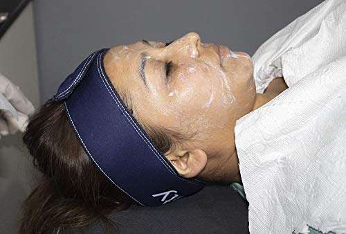 Majik Facial Treatment Headband For Non-slip Stretchable Washable Makeup For Unisex in 10 Gram Pack of 1 (Blue Pink) 6