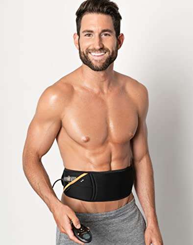 The Flex Belt Abdominal Muscle Toner , Black, 24"-47" 4