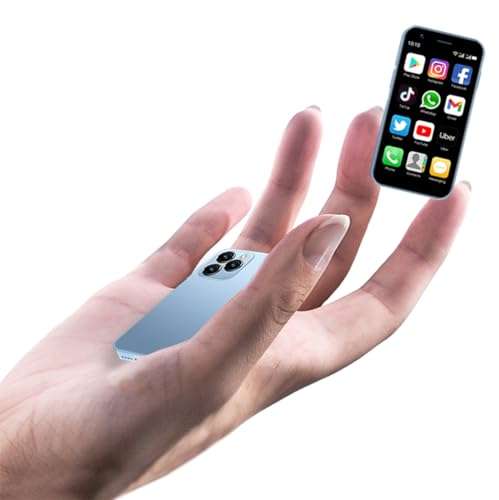 iLight Mini Smartphone 15 Pro - World's Smallest 15Pro Android 4G Mobile Pocket Phone Super Small 3" Touch Screen Global Unlocked Great for Kids 2GB RAM / 16GB ROM - Tiny iPhone 15 Pro Max Look Alike 1