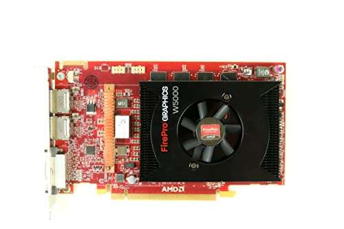 AMD FirePro W5000 2GB GDDR5 DVI/2DisplayPort PCI-Express Workstation Graphics Card 100-505635 1