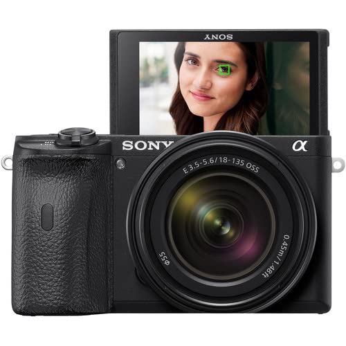 Sony a6600 Mirrorless Camera with 18-135mm Lens Bundle - ILCE6600M/B + Prime Accessory Package Including 128GB Memory, TTL Flash, Extra Battery, Editing Software Package, Auxiliary Lenses & More 3