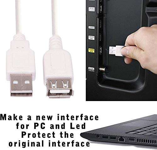 PremiumAV 1.5 MTR USB 3.0 Super Speed Extension Cable (White) 3