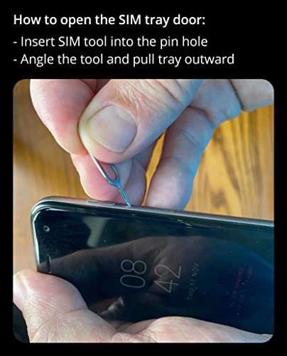Palm Phone PVG100 (The Small Premium Unlocked Phone), 4G LTE, 32GB Memory, Titanium - Unlocked 5