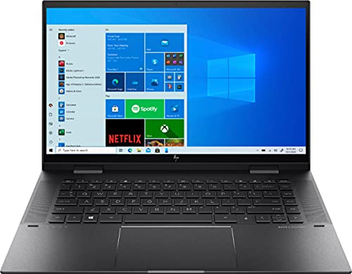 HP Laptop | Envy X360 | 15.6" 1920 x 1080 Touchscreen LED-Backlit | AMD Ryzen 5 5500U 6-Core | 8GB DDR4 | 256GB SSD | Windows 11 Pro | Wi-Fi 6 - Backlit Keyboard - 720p HD Camera - Black 2
