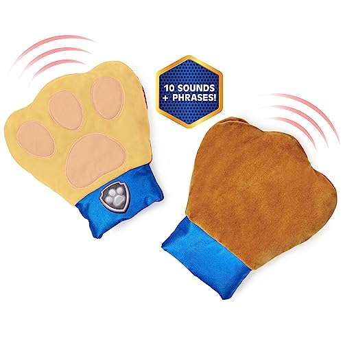 Paw Patrol, Chase Hero Paws Role Play Plush Toy with 10 Sounds and Phrases, Pretend Play Costume for Kids Ages 3 and up 4