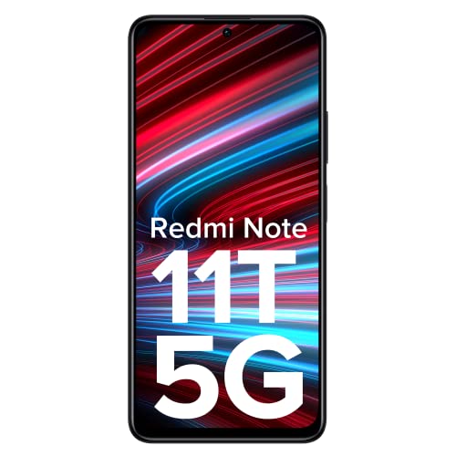 Redmi Note 11T 5G (Matte Black, 8GB RAM, 128GB ROM)| Dimensity 810 5G | 33W Pro Fast Charging | Charger Included | Additional Exchange Offers| Get 2 Months of YouTube Premium Free! 1