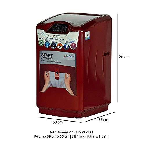 Godrej WT EON 651 PHU Fully-automatic Top-loading Washing Machine (6.5 Kg, Metallic Red) 2