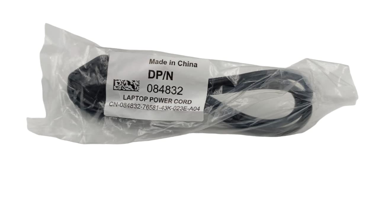 Green Lap 3 Pin Power Cable Replacement Power Cord for Laptop/Desktop/Monitor/Printer - Black Color 3