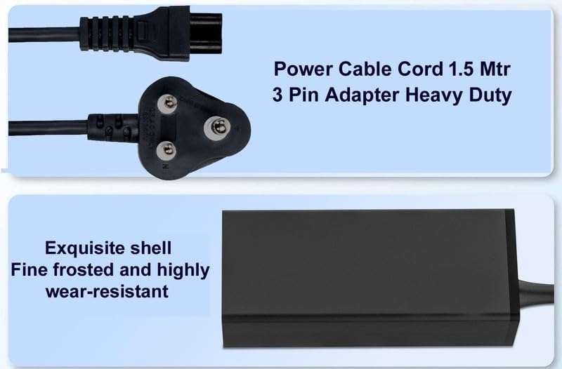 ULTRAZONE Laptop Adapter/Charger Compatible for DELL Inspiron 15 5000 (5580) (Output: 45W)- (Rating: 19.5V 2.31A) - (Pin Size : 4.5mm x 3.0mm) 3