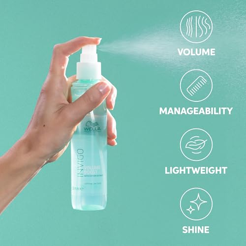 Wella Professionals Invigo Volume Boost Uplifting Care Mist | Added Volume for Fine Hair | Lightweight Care, Shine, Fullness & Light Control | 5.07 Fl Oz 5