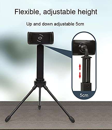 Speedwav® Live Self Timer Tripod with 360 Degree Rotation Mobile Attachment Lightweight Portable for Vlog, Video Shooting, Photography, YouTube etc 2