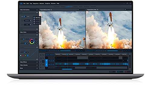 Dell Precision 5550 Workstation Laptop | 15.6" 1920x1200 FHD+ | Core i9-10885H - 2TB SSD + 2TB SSD Hard Drive - 64GB RAM - Nvidia Quadro T2000 | 8 cores @ 5.3 GHz - 4GB GDDR6 Win 10 Pro Silver 6
