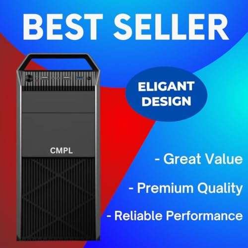 CMPL Silver i3 Desktop | Core i3 12100 | 12th Gen | 16GB RAM | 512GB SSD | WiFi + BT | Windows 11 Pro | MS Office 2021 | Tower | No Monitor | 1-Year Warranty | (S12WM-I1605) 4