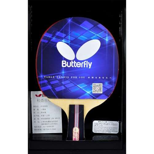 Butterfly B302CS Chinese Penhold Table Tennis Racket | China Series | Racket and Case Set Offering Good Speed and More Spin | Recommended for Beginning Level Players 3