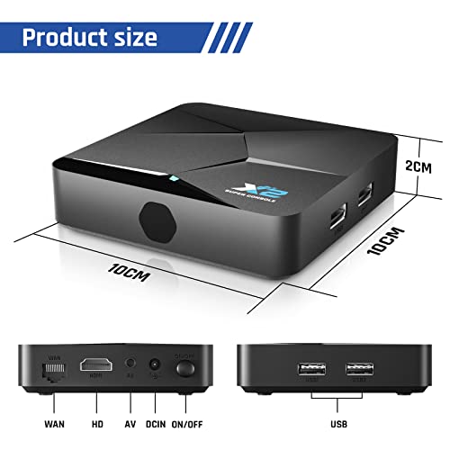 Retro Game Console Super Console x2 with 65000+ Games, Emulator Console Support 60+ Emulators, S905X2 Quad-Core Retro Video Game Console with 2 Wireless Controllers(256G) 5