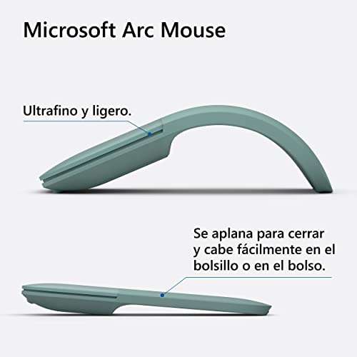Microsoft Arc Mouse, Green (Salvia) 5