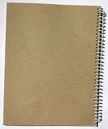 amblitz Spiral Notebook (UnRuled), 6 Subjects- 300 Pages, 70 GSM, 22 * 29 CM. 6