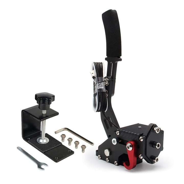 GOIPKO PC Racing Game USB Handbrake, 64 Bit PC USB Handbrake For Simulated Racing Games, Compatible with Logitech G27/G29/G920 T500 T300 3