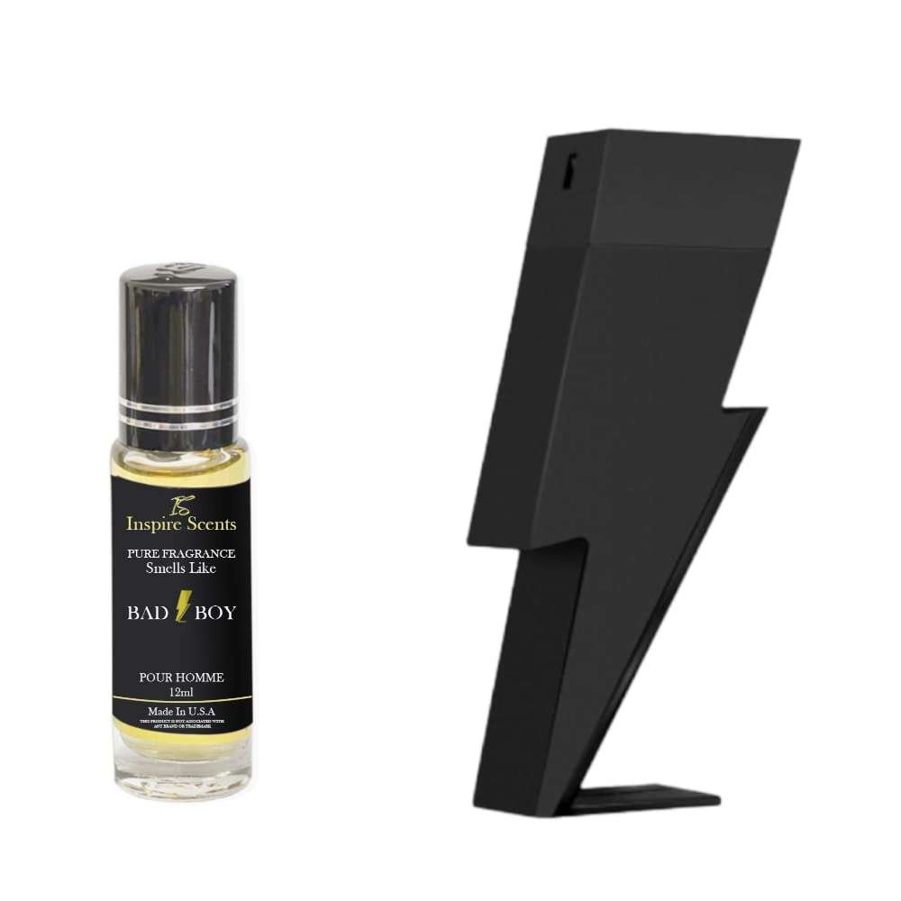 INSPIRE SCENTS Fragrance Perfume Oil Bad Boy Cologne Roll On Body Oil for Men, 1 pack, 1.0 Fl Oz 4
