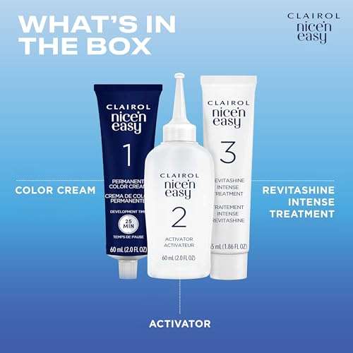 Clairol Nice'n Easy Permanent Hair Dye, 9 Light Blonde Hair Color, 3 Count 6