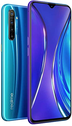Realme XT (128GB, 8GB RAM) 6.4 AMOLED, 64MP Quad Camera, Snapdragon 712, Dual SIM GSM Unlocked, US + Global 4G LTE International Model - RMX1921 (Pearl Blue, 128GB + 64GB SD + Case Bundle) 1