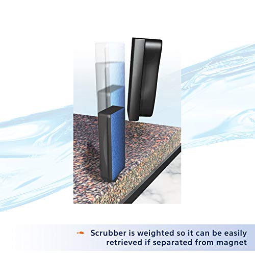 Aqueon Aquarium Algae Scraper, Fish Tank Cleaning Magnets for Glass/Acrylic, Medium 5