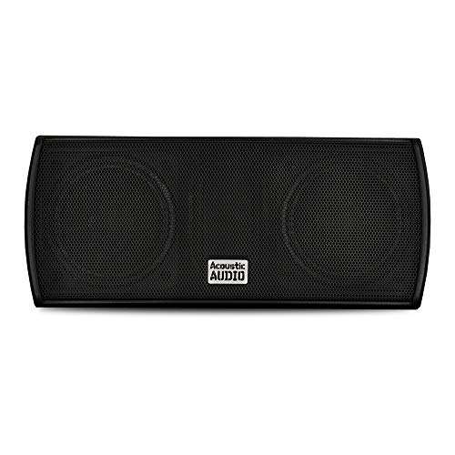 Acoustic Audio AA32CB Mountable Indoor Speakers 2100 Watts Black Bookshelf 7 Speaker Set AA32CB-7S 3