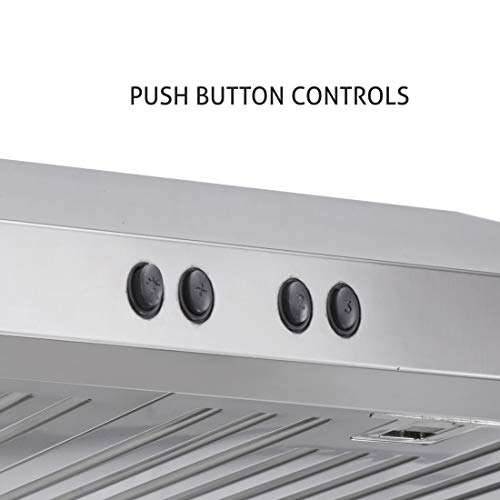 Glen 60 cm 1000 m3/hr Pyramid Chimney With 7 years warranty on Product, Baffle Filters Push buttons (6001 SS, Silver) 4