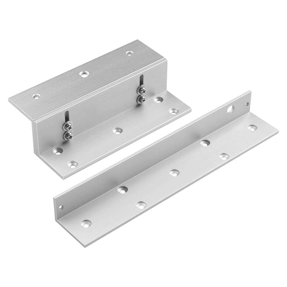 Visionis LZ300 L and Z Bracket 300lbs Electromagnetic Lock for Inswinging Door Access Control Maglock 1