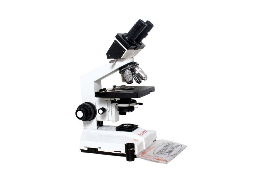 Gemkolabwell pathological Doctor Compound Binocular White & Black Laboratory Medical Research L E D Illumination 2000x Magnification