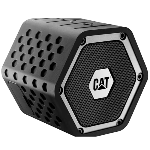 Cat Mini Bluetooth Speaker - Rugged, Heavy Duty, Portable, Wireless Outdoor Speakers | The Best Shock Proof, Dust Proof, & IP66 Water Resistant System. 1