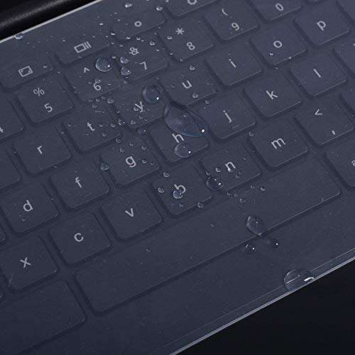 Dhanistha Silicone Keyboard Protector Dust Cover Transparent Compatible for Skin 15.6 inch Laptop 3