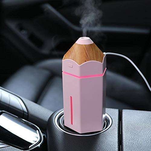 HOMEICE Pencil Humidifier USB Ultrasonic Aromatherapy Air Humidifier || LED Light Aroma Diffuser Mist Maker Fogger Mini Car Air Purifier (Multi Colour) 4