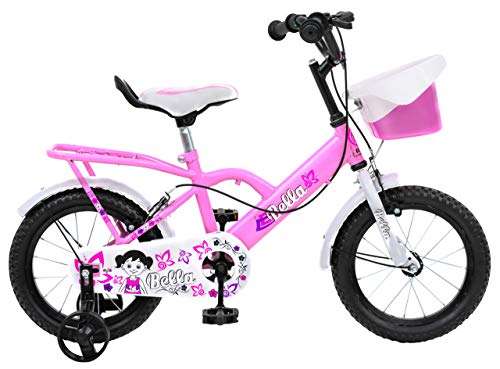 DROOPY 14 INCH TUBELESS Steel Kids Cycle 4 to 6 Years Kid Bella Pink Kids Cycle 1
