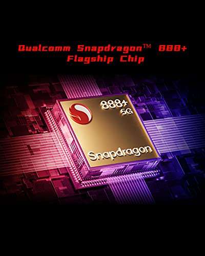 Red Magic 6S Pro Gaming Phone, 6.8" Screen, 64MP Camera, 5G Android Smartphone, Snapdragon 888+, 16GB RAM+256GB ROM, US Version Transparent 5