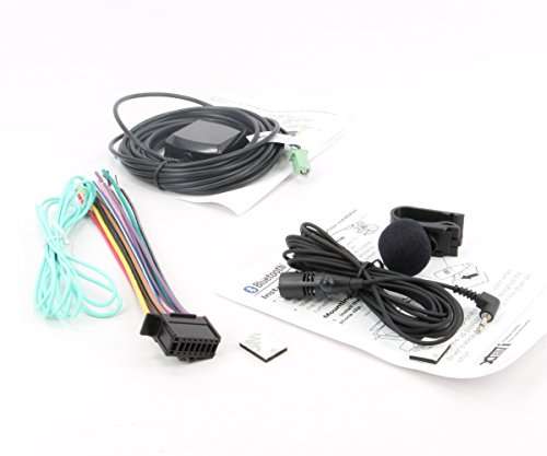 Xtenzi Connection Cable Set Compatible with Pioneer App Radio 4 SPH-DA120 GPS Mic Wire Harness 3 Pcs Set 1