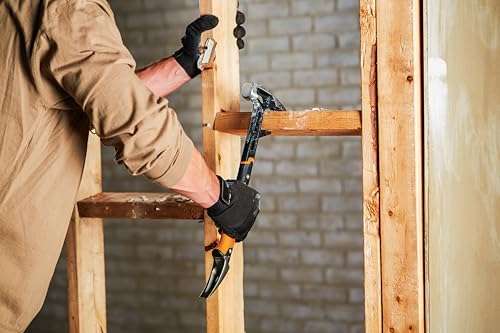 Fiskars IsoCore Wrecking Bar, Board Bender Shock Absorbing Hammer and Crowbar, 18-Inch 6