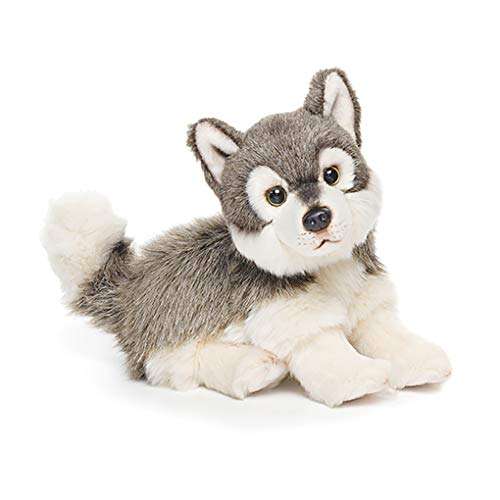 Nat and Jules Waiting Large Wolf Friend Children's Plush Stuffed Animal Toy 1
