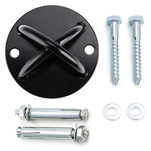 Kobo Wall Mount Bracket for Suspension Straps Resistance Trainer - Ceiling Mount Anchor for Yoga Swing Gymnastic Rings Boxing Equipment Battle Rope 1