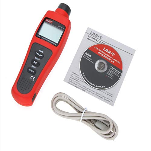 New LCD Display Digital UNI-T USB Interface Range 10RPM-99999RPM Non-Contact Digital Tachometers UT372 1