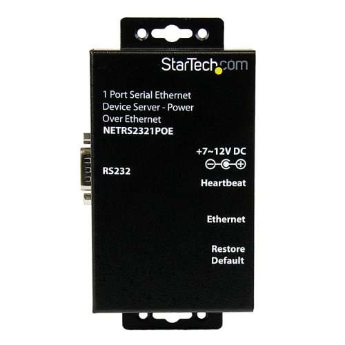 StarTech.com 1 Port RS232 Serial Ethernet Device Server, PoE Power Over Ethernet, TAA - Replaced by I13P-SERIAL-ETHERNET 4